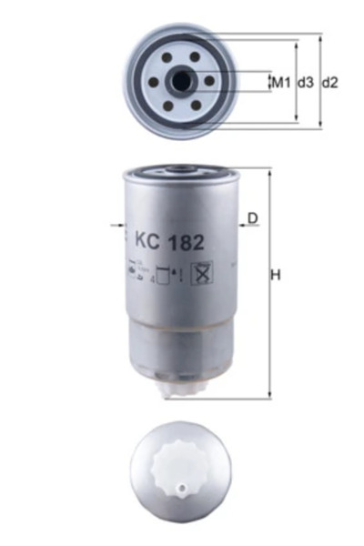 MAHLE Filtru Combustibil Great Wall Hover Pi Iveco Daily 3 Caroserie/Daily 3 ...