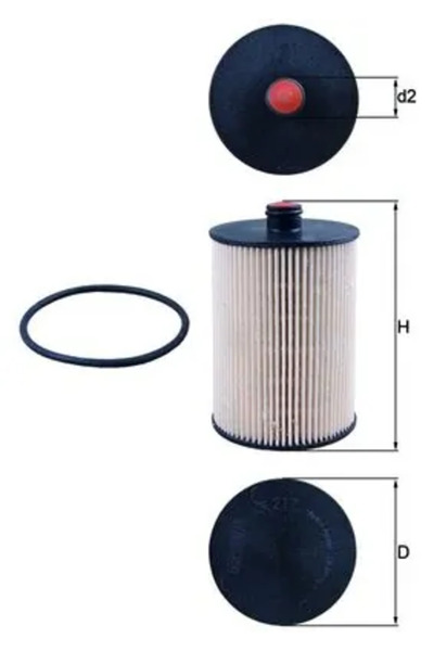 MAHLE Filtru Combustibil Vw Lt 28-35 2 Bus/Lt 28-46 2 Caroserie/Lt 28-46 2 Pl...