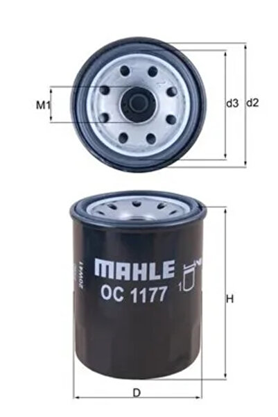 MAHLE Filtru Ulei Acura Integra Honda Civic 3 Limuzina/Civic 8 Limuzina/Cr-5 4