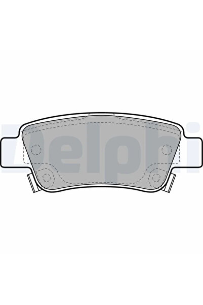 DELPHİ Brake Pad Set Disc Brake Honda Cr-5 3/Cr-5 4