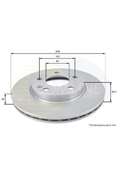 Comline Disc Frana Mercedes-Benz A-Class/B-Class Sports Tourer