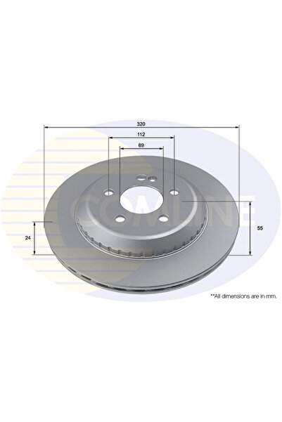 Comline Disc Frana Mercedes-Benz S-Class