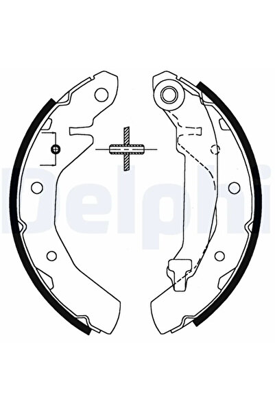 DELPHİ Brake Shoe Set Chevrolet Corsa/Matiz/Spark Daewoo Matiz