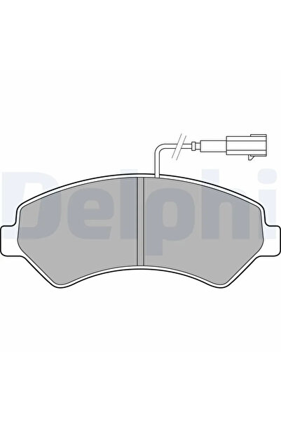 DELPHİ Комплект спирачни накладки за дискови спирачки Citroen Jumper 2 Bus/Ju...