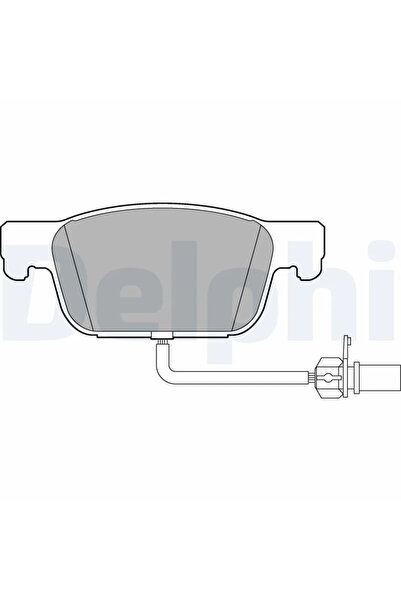 DELPHİ Set Placute Frana Frana Disc Audi A4 Allroad B9/A4 B9/A5 2015-2020