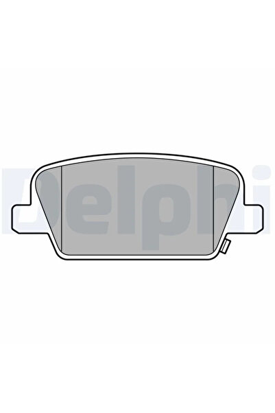 DELPHİ Комплект спирачни накладки за дискови спирачки Hyundai Santa Fe 4