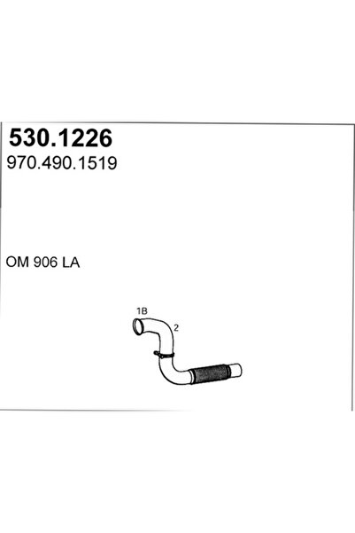 ASSO Racord Evacuare Fata Mercedes-Benz Atego 2
