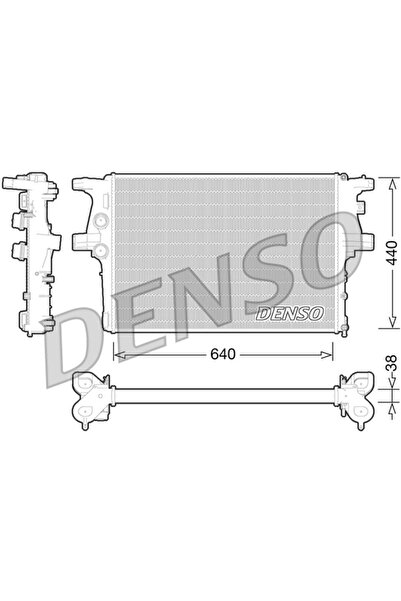 DENSO Radiator Racire Motor Iveco Daily 5 Caroserie/Daily 5 Platou / Sasiu/Da...
