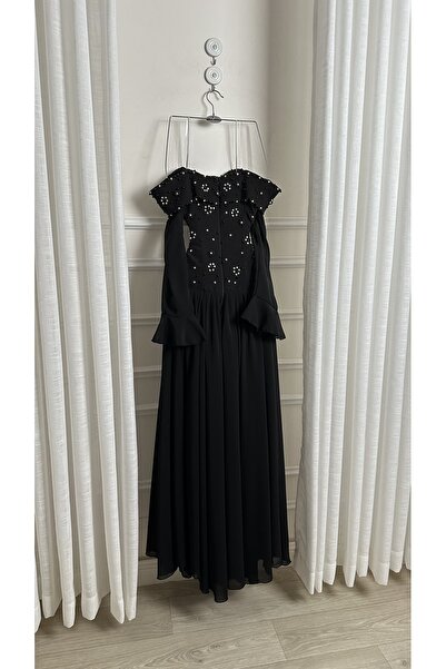 EVENTTANA فستان شيفون مطرز ايفنتانا