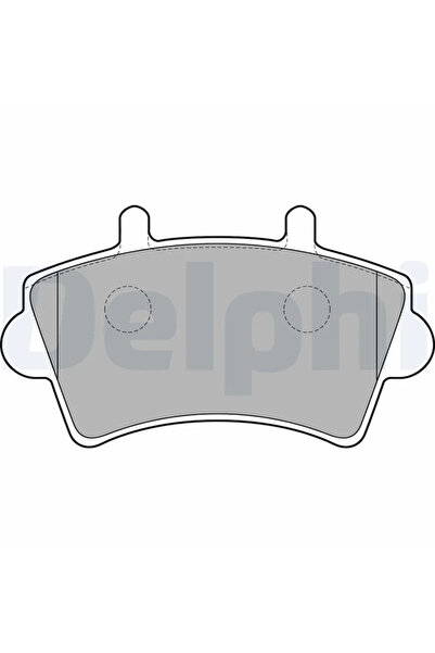 DELPHİ Комплект спирачни накладки за дискови спирачки Nissan Interstar Bus/In...