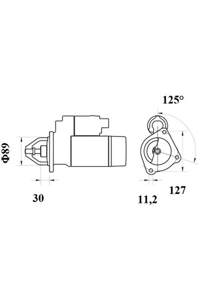 MAHLE Starter Daf Cf 65/Lf 45/Lf 55