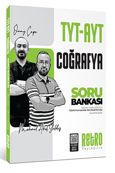 RETRO YAYINCILIK 2026 TYT AYT Coğrafya Soru Bankası Retro Yayınları