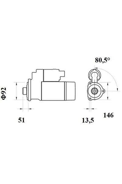 MAHLE Starter Mercedes-Benz Actros/Axor Volvo Fm