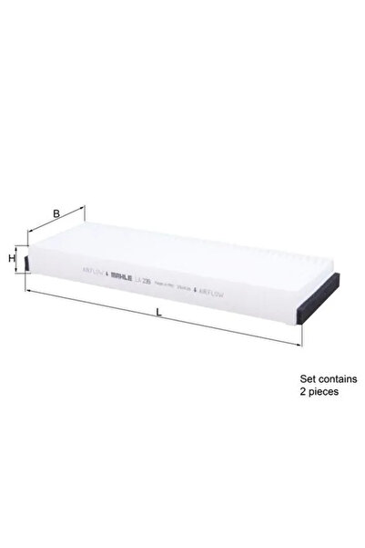 MAHLE Filtru aer habitaclu LAMBORGHINI GALLARDO 2003-2015 LA 239 S