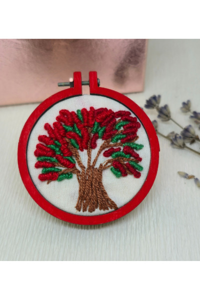 Amma Design Broșă – Grădina Cusută: Copacul Bucuriei