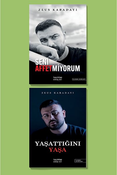 hayykitap ZEUS KABADAYI 2 Lİ SET / YAŞATTIĞINI YAŞA - SENİ AFFETMİYORUM