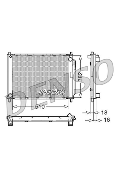DENSO Modul Racire Renault Clio 3/Modus / Grand Modus