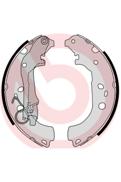 Brembo Set Saboti Frana Cadillac Cts Fiat Doblo Autoutilitara/Limuzina Spatio...