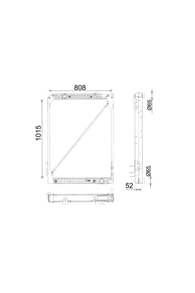 MAHLE Radiator Racire Motor Mercedes-Benz Actros