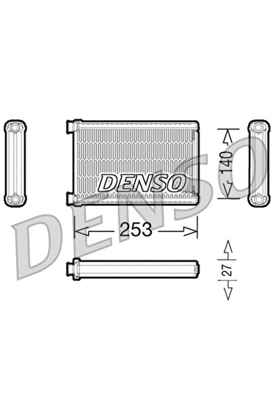 DENSO Schimbator Caldura Incalzire Habitaclu Bmw 1/3
