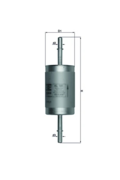 MAHLE Filtru Combustibil Ford C-Max 2/Focus 1/Focus 2 Ford Usa Explorer