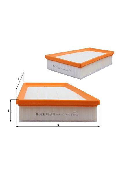 MAHLE Filtru Aer Mercedes-Benz Citan Autoutilitara/Limuzina Spatioasa/Citan