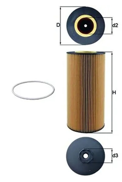 MAHLE Filtru Ulei Kamaz 65206/65207 Mercedes-Benz Actros MP2 / MP3/Actros MP4...