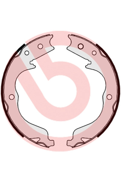 Brembo Комплект накладки за ръчна спирачка Citroen C-Crosser Mitsubishi Grand...