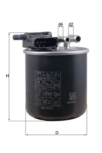 MAHLE Filtru Combustibil Mercedes-Benz A-Class/B-Class Sports Tourer/Cla Shoo...