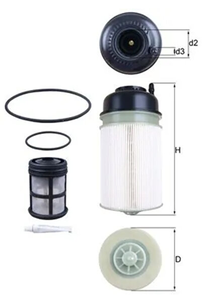 MAHLE Filtru Combustibil Claas Xerion Mercedes-Benz Actros MP4 / MP5/Antos/Arocs