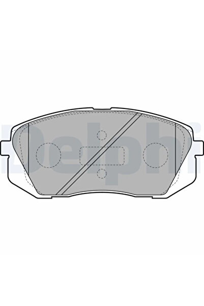 DELPHİ Disc Brake Pad Set Hyundai I40 1/IX35/IX55 Kia Carens 1 Microbus/Carens 3