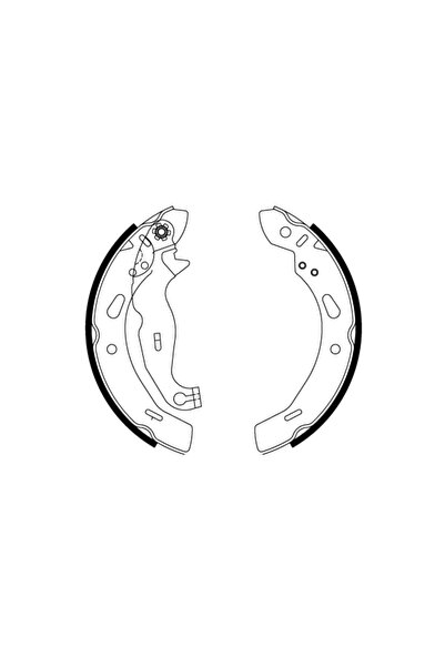 TRW Brake Shoe Set Ford Fiesta 6/Fiesta Sedan Ford Australia Fiesta 2008-2017
