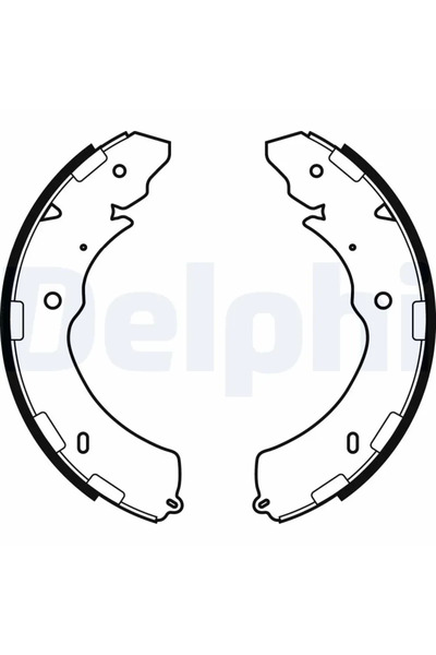 DELPHİ Комплект спирачни накладки Fiat Fullback Pick-up Isuzu D-Max 2/D-Max 3