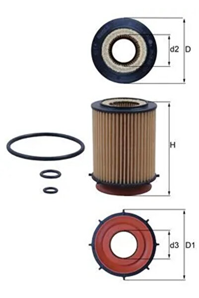 MAHLE Filtru Ulei Infiniti Q50 Mercedes-Benz A-Class/B-Class Sports Tourer/C-...