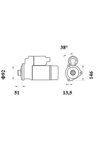 MAHLE Starter Iveco S-Way/Trakker 1/Trakker 2 2000-2019