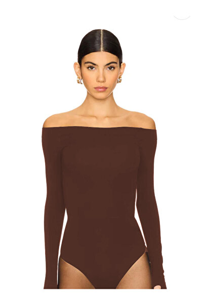 AFR CLOTHES Γυναικείο κορμάκι με ανοιχτό ώμο