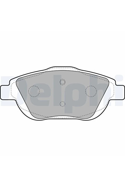 DELPHİ Set Placute Frana Frana Disc Citroen C3 2/C3 Picasso/C4 Cactus Ds Ds 3