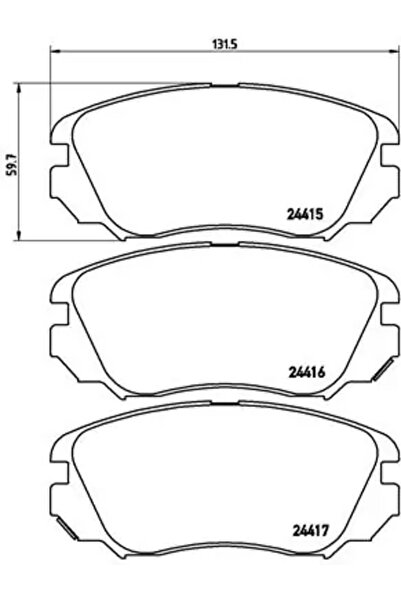 Brembo Set Placute Frana Frana Disc Bentley Flying Spur Buick La Crosse Limuzina