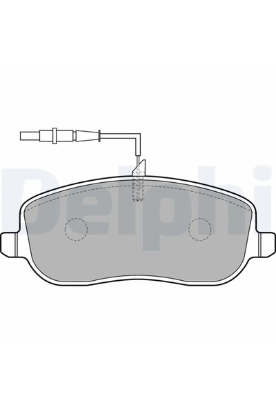 DELPHİ Set Placute Frana Frana Disc Citroen C8/Jumpy 1 Fiat Scudo Bus/Scudo C...