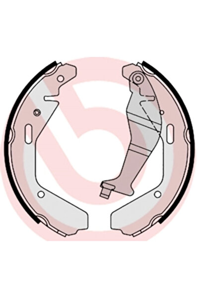 Brembo Set Saboti Frana Opel Agila Subaru Justy 3