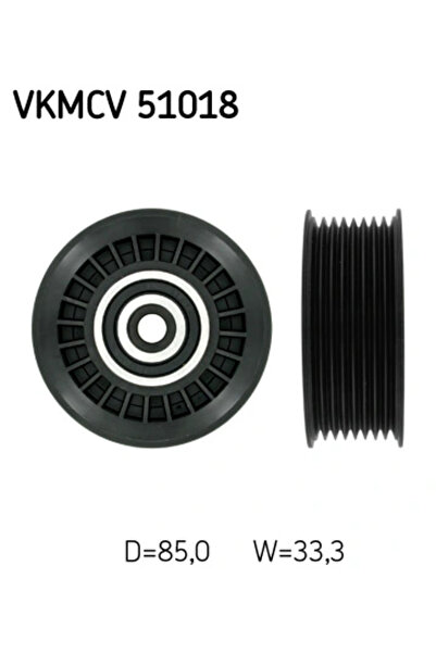 SKF Водач/задвижваща ролка на трансмисионния ремък Mercedes-Benz Atego/Axor