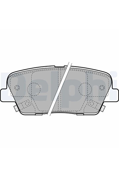 DELPHİ Set Placute Frana Frana Disc Hyundai Equus / Centennial/Genesis/Grand ...