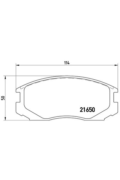 Brembo Set Placute Frana Frana Disc Daihatsu Terios Mitsubishi Colt 3/Colt 4/...