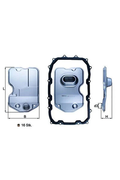 MAHLE Filtru Hidraulic Cutie De Viteze Automata Audi Q7 Porsche Cayenne