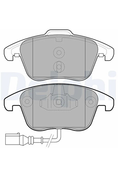 DELPHİ Комплект спирачни накладки за дискови спирачки Audi Q3 Audi (FAW) Q3