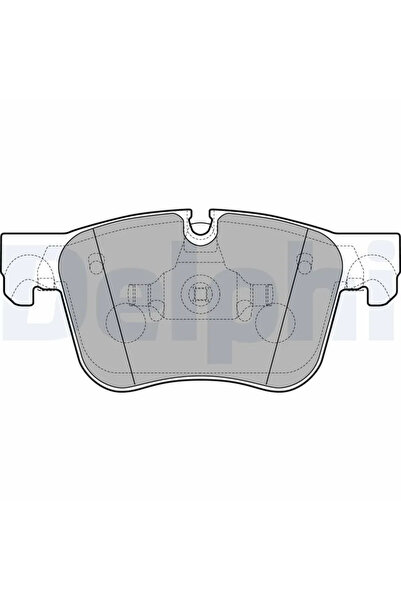 DELPHİ Set Placute Frana Frana Disc Citroen C4 Grand Picasso 2/C4 Picasso 2 P...