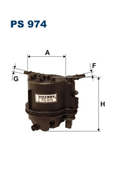 Filtron Filtru Combustibil Citroen C1/C2/C3 1 Ford Fiesta 5/Fiesta 6/Fiesta L...