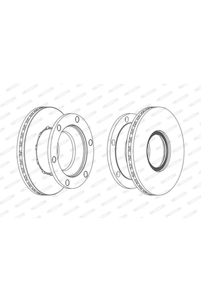 FERODO Disc Frana Renault Trucks Midlum