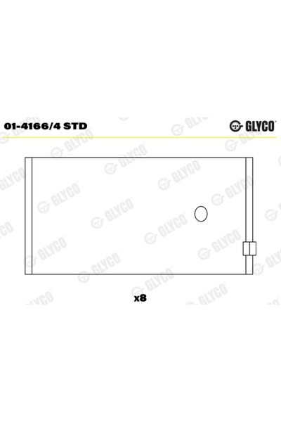 GLYCO Cuzineti Biela Ford Escrt 5/Escrt 6/Galaxy 1 1985-2014