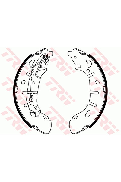 TRW Brake Shoe Set Fiat Doblo Cargo/Doblo Bus/Doblo Platform/Chassis 2010-2023